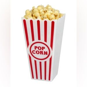 Two Small Popcorn Plastic Buckets